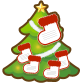 願い事ツリースタンプ 2個セット