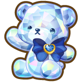 ホワイトデークリスタルくまさん 1個