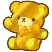 金のふわふわくまさん 1個