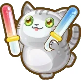ぷるぷるもりあげねこさん 1個