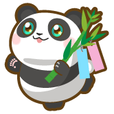 もりあげパンダさん 1個
