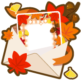 紅葉のお便り 1個