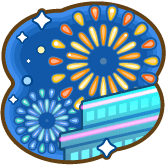 未来都市花火 1個