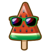 夏のひんやりスイカアイス 1個